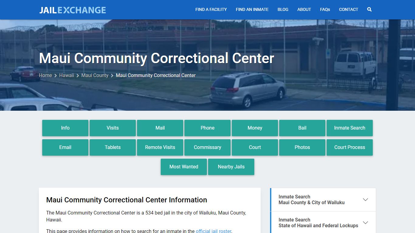Maui Community Correctional Center - Jail Exchange